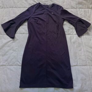 Lands' End Purple Midi Dress